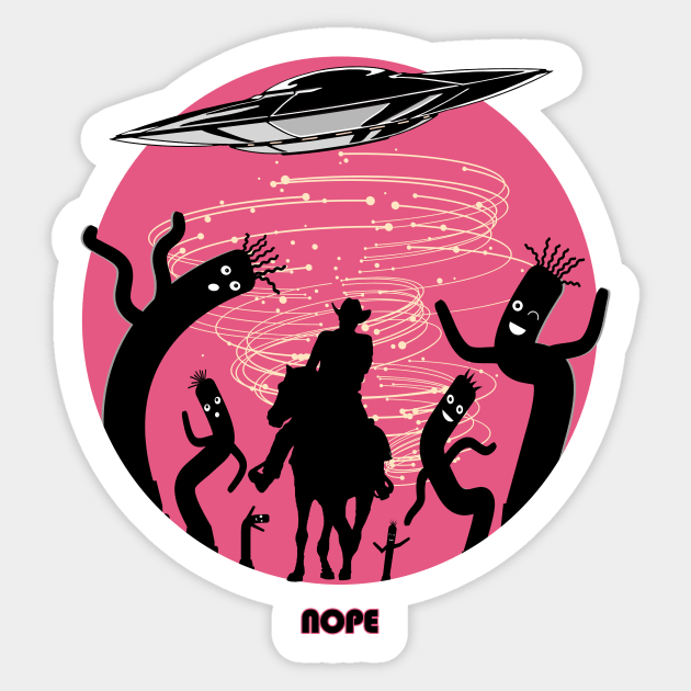 Nope Sticker by PalmGallery